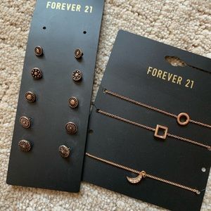 Forever 21 Earrings & Bracelet Pack! +bonus item